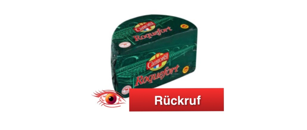 Rückruf Roquefort Käse