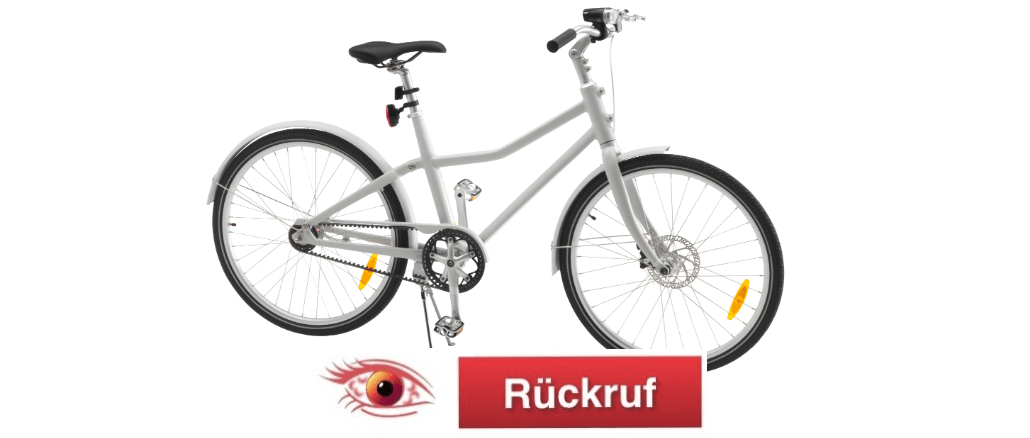 SLADDA Fahrrad Rückruf