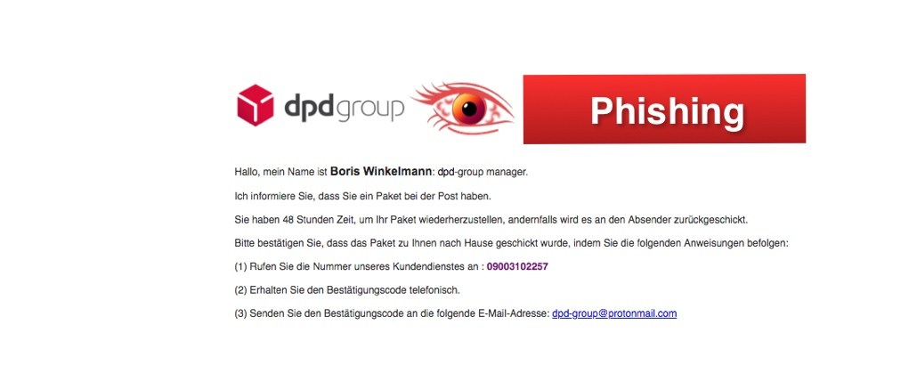 dpd Phishing