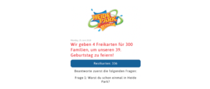 Kostenlose Tickets Heide Park Solltau Fake-Aktion