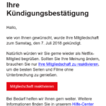 Netflix Kündigen