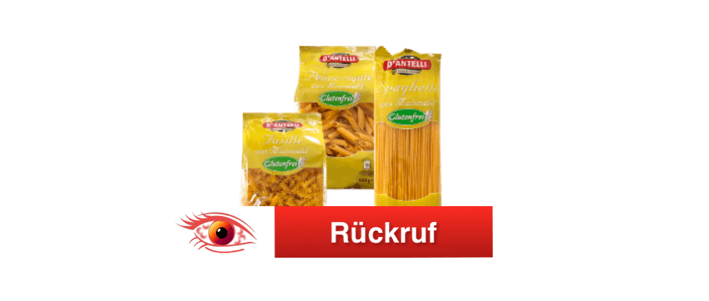 Rückruf Aldi Nord D'Antelli Maispasta