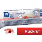 Rückruf Aldi Süd Power Eiweiß Riegel