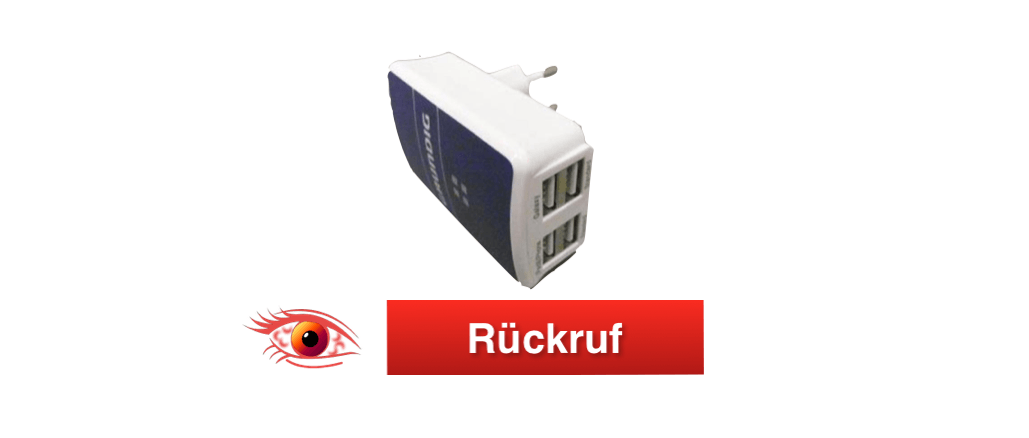 Rückruf Grundig USB Netzteil Rückruf Grundig USB Netzteil