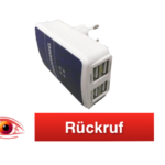 Rückruf Grundig USB Netzteil