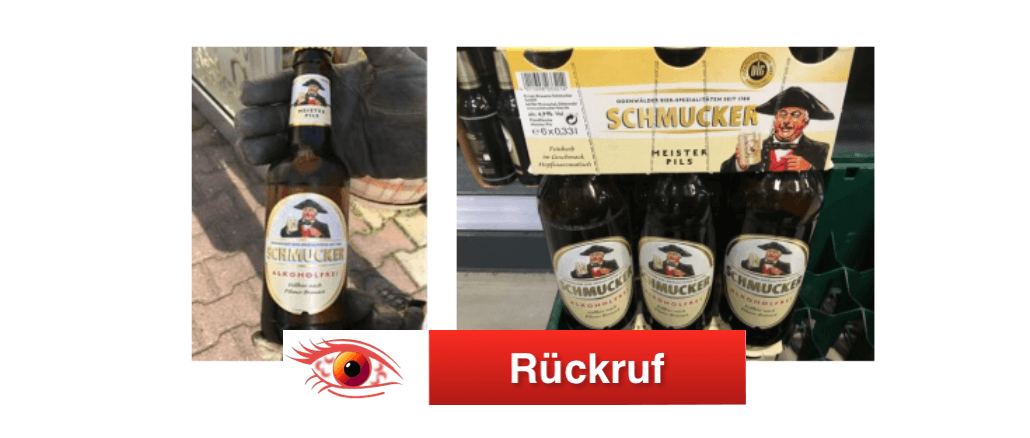 Rückruf Schmucker Pils