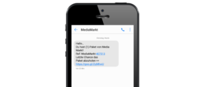 SMS Spam Gewinnspiel Media Markt Datensammler