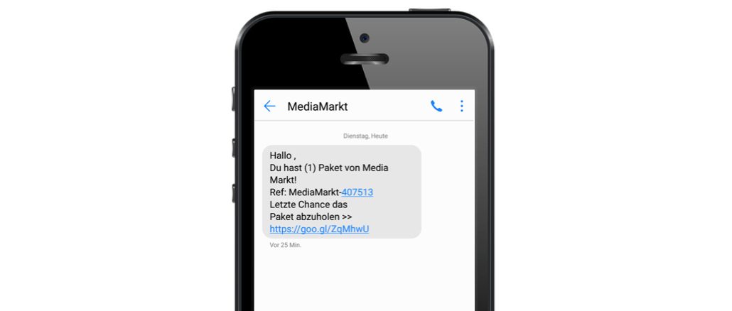 SMS Spam Gewinnspiel Media Markt Datensammler