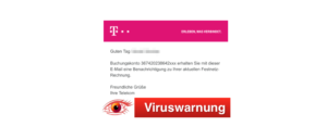 2018-11-13 Telekom E-Mail Virus Rechnung November 2018