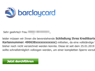 E-Mail Archive - Seite 33 von 80 - Verbraucherschutz.com