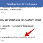 Facebook Freundesliste verbergen 4