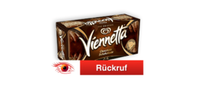 Rückruf Viennetta Schokoladeneis