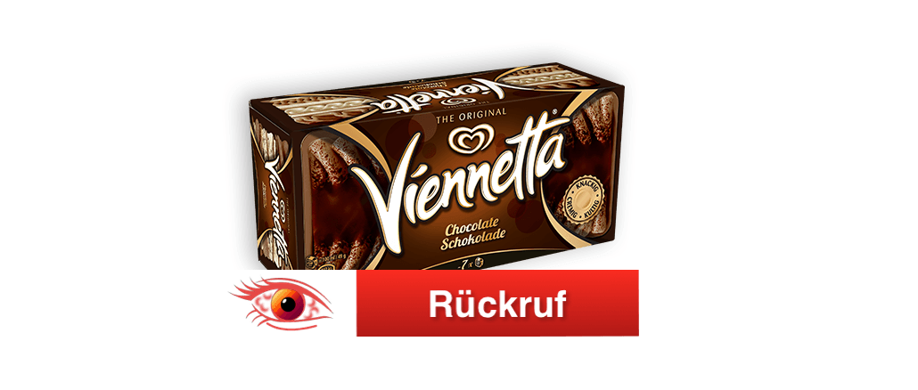 Rückruf Viennetta Schokoladeneis