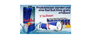2018-08-24 E-Mail im Namen von Red Bull gratis Energy Drink Produkttester