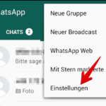 WhatsApp Anleitung Android Backup einrichten 1