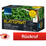 2018-09-03 Rückruf Edeka Blattspinat