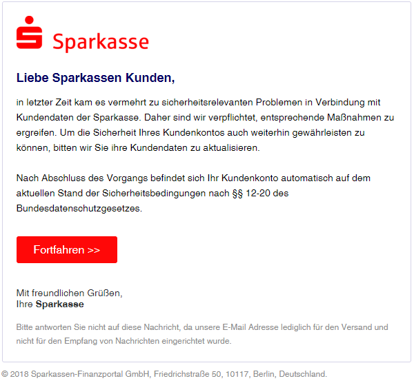 2018-09-16 Sparkassen Phishing