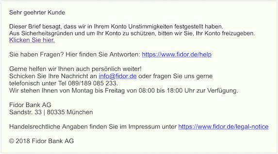 2018-10-20 Fidor Phishing