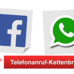 Facebook WhatsApp Kettenbrief Spam Telefonanruf Hacker Rückruf