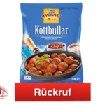 Rückruf Aldi Köttbullar