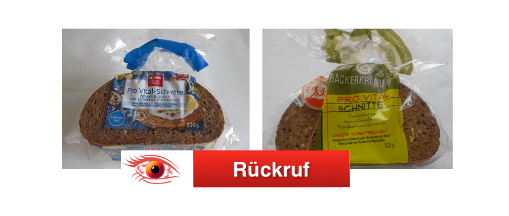 Rückruf Brote Glockenbrot Bäckerei GmbH