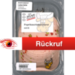 Rückruf PaprikaSchinkenWurst Metzgerei Peter Braun