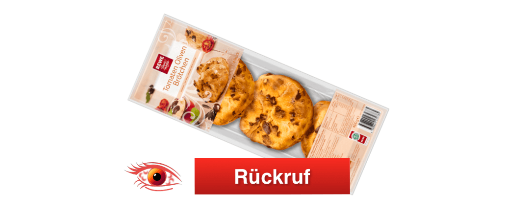 Rückruf Rewe Tomaten Oliven Brötchen