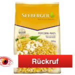 Rückruf Seeberger Popcorn Mais