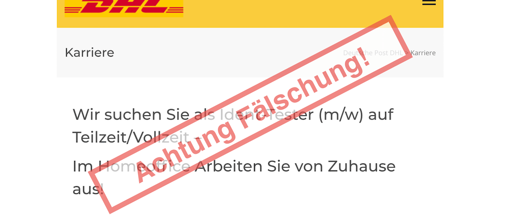 Ist Die Webseite Dhl Karriere Com Serios Sind Die Jobs Echt
