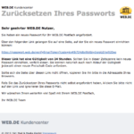 Anleitung web-de Passwort ändern 3