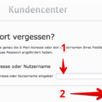 Anleitung web-de Passwort ändern 4