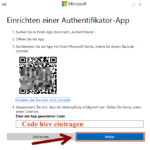 Microsoft zweistufige Authentifizierung 8