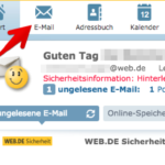 web-de E-Mail Spam-Filter Einstellungen 1