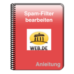 web-de Spam Filter bearbeiten pflegen Anleitung