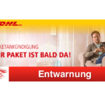 Entwarnung DHL-Mail hr DHL Paket kommt bald