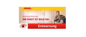 Entwarnung DHL-Mail hr DHL Paket kommt bald
