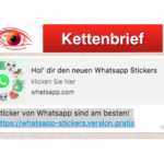 Kettenbrief WhatsApp Sticker