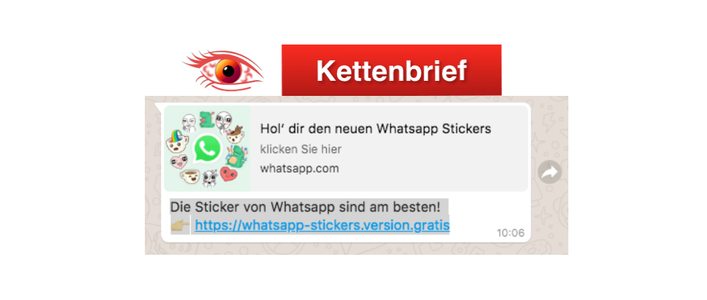 Kettenbrief WhatsApp Sticker