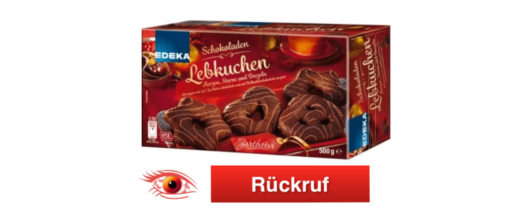 Rückruf Edeka Lebkuchen