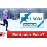 Spam-Mail 1500 Euro Einkaufsgutschein Decathlon