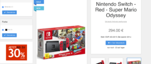 2018-12-10 Fakeshop-Verdacht Nintendo Billiger - Nintendo Switch