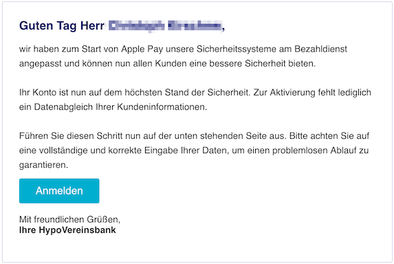 2018-12-12 HypoVereinsbank Phishing