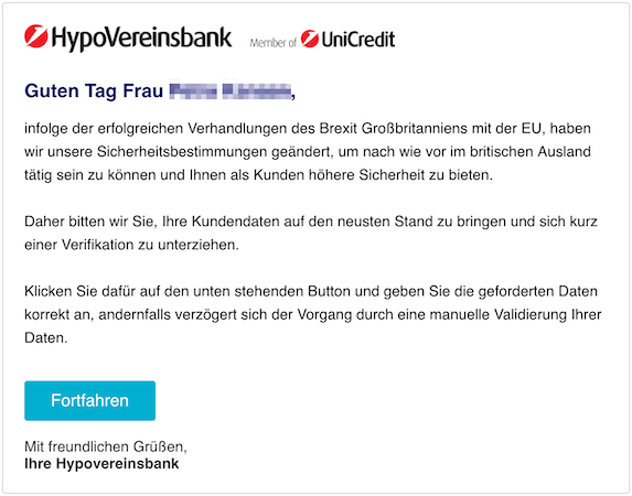 2018-12-12 HypoVereinsbank Phishing