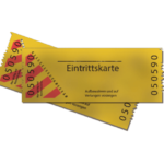 Eintrittskarte Ticket Symbolbild