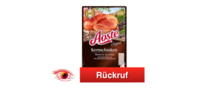 Rückruf Aoste Schinken