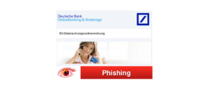 2019-01-11 Deutsche Bank Fake-Mail Spam Informationen zu Ihrem Bankkonto