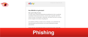 2019-02-19 ebay Phishing-Mail Fake Aktualisierung