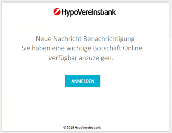 2019-03-05 Hypovereinsbank Phishing