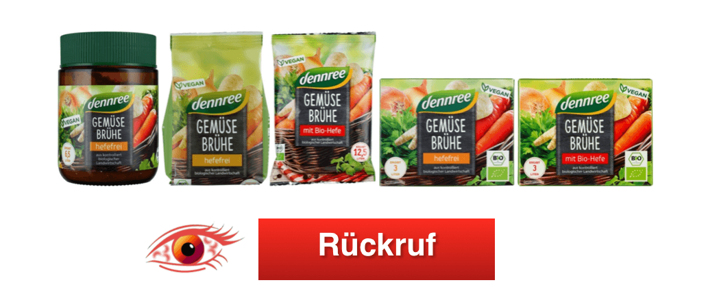 Rückruf Gemüsebrühe dennree