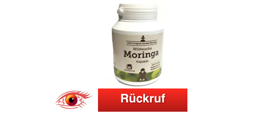 Rückruf Moringa Kapseln